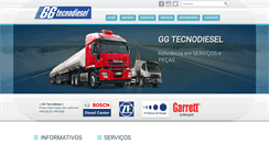Desktop Screenshot of ggtecnodiesel.com.br